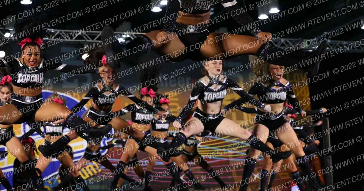 Top Gun All Stars Pink Assassins · Spirit Cheer Dance Grand Nationals Cheer Nationals DIDII
