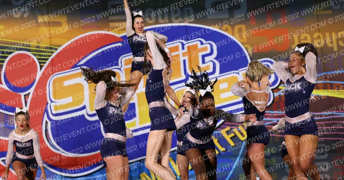 Pack Athletics FIERCE · Spirit Cheer Dance Grand Nationals Cheer Nationals DIDII