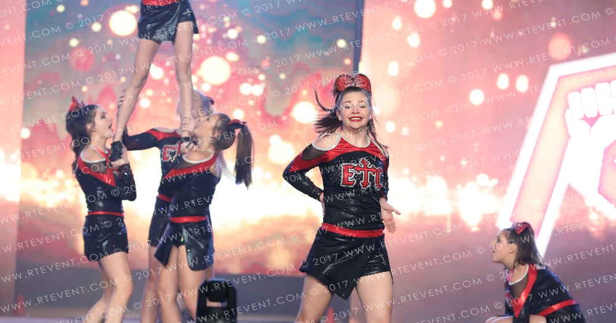 Elite Texas Cheer Glory · Gold Rush Ft Worth