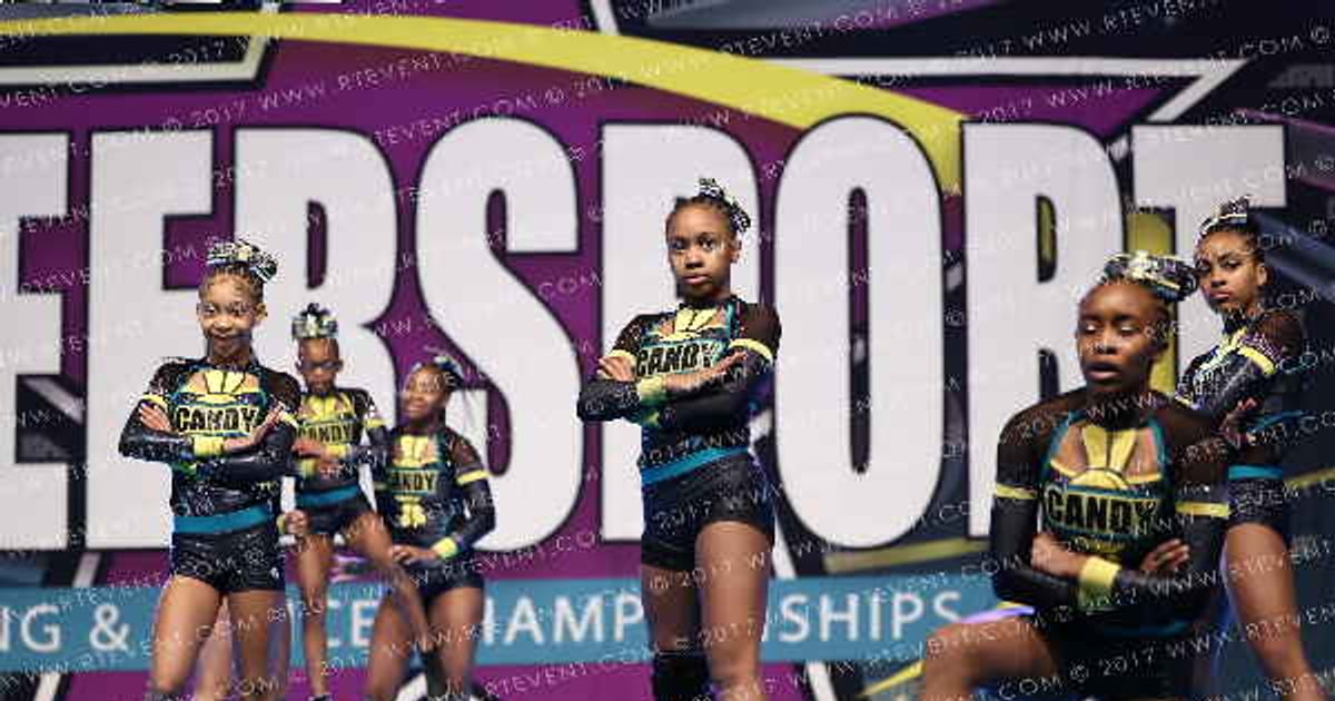 Candy Elite All-Stars Starburst · CHEERSPORT NATIONALS HALL B4
