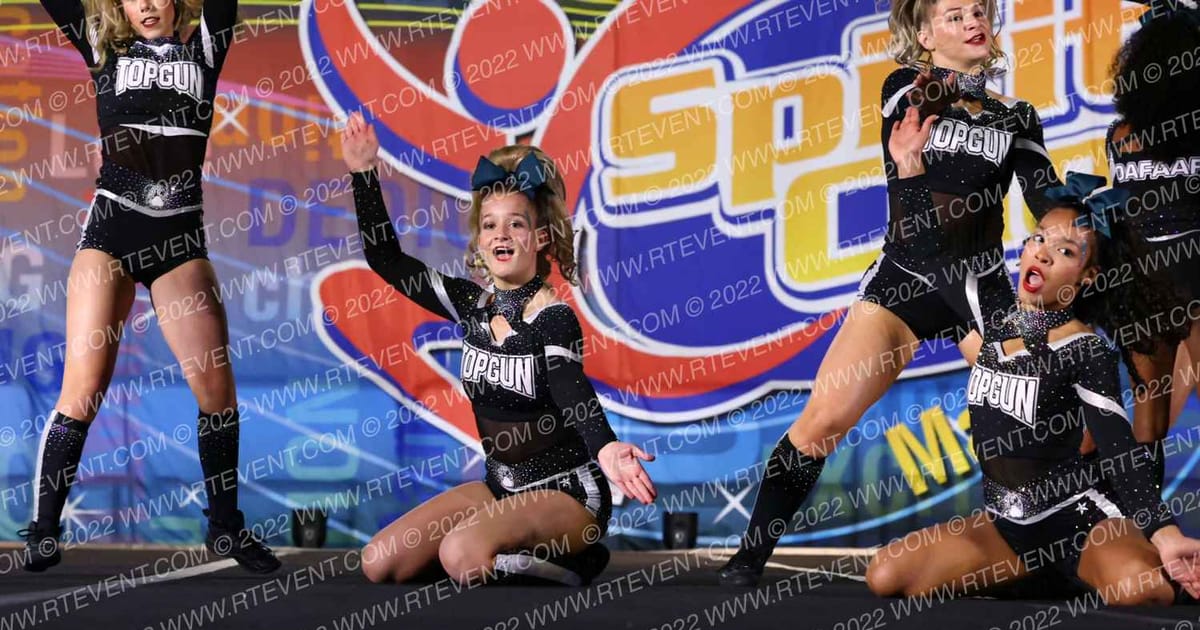 Top Gun All Stars Miss Bliss · Spirit Cheer Dance Grand Nationals Cheer Nationals DIDII