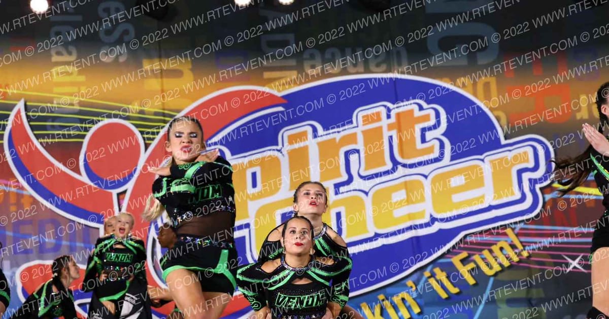 Venom Allstars Black Pearls · Spirit Cheer Dance Grand Nationals Cheer Nationals DIDII