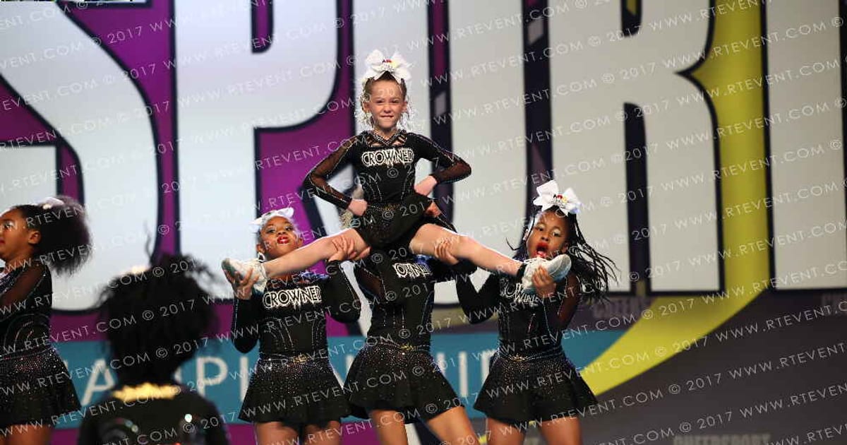 CROWNED ELITE ATHLETICS-SASSY SAPPHIRES · CHEERSPORT NATIONALS HALL B1