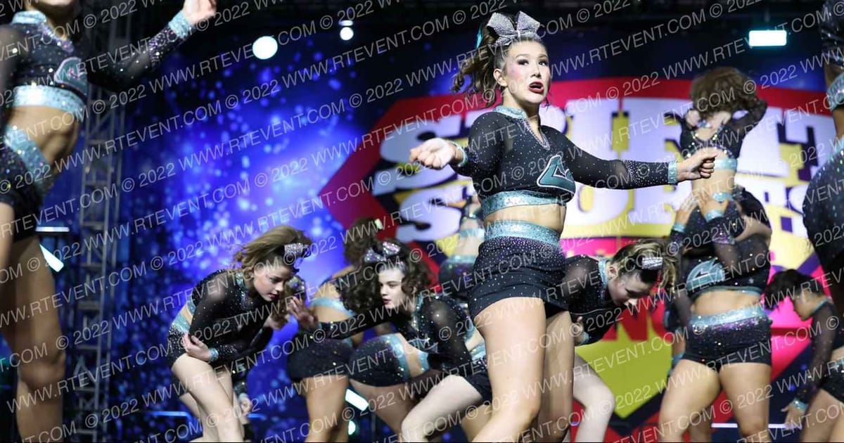 Cheer Sport Sharks-New England Obsession · Spirit Sports Worcester Nationals