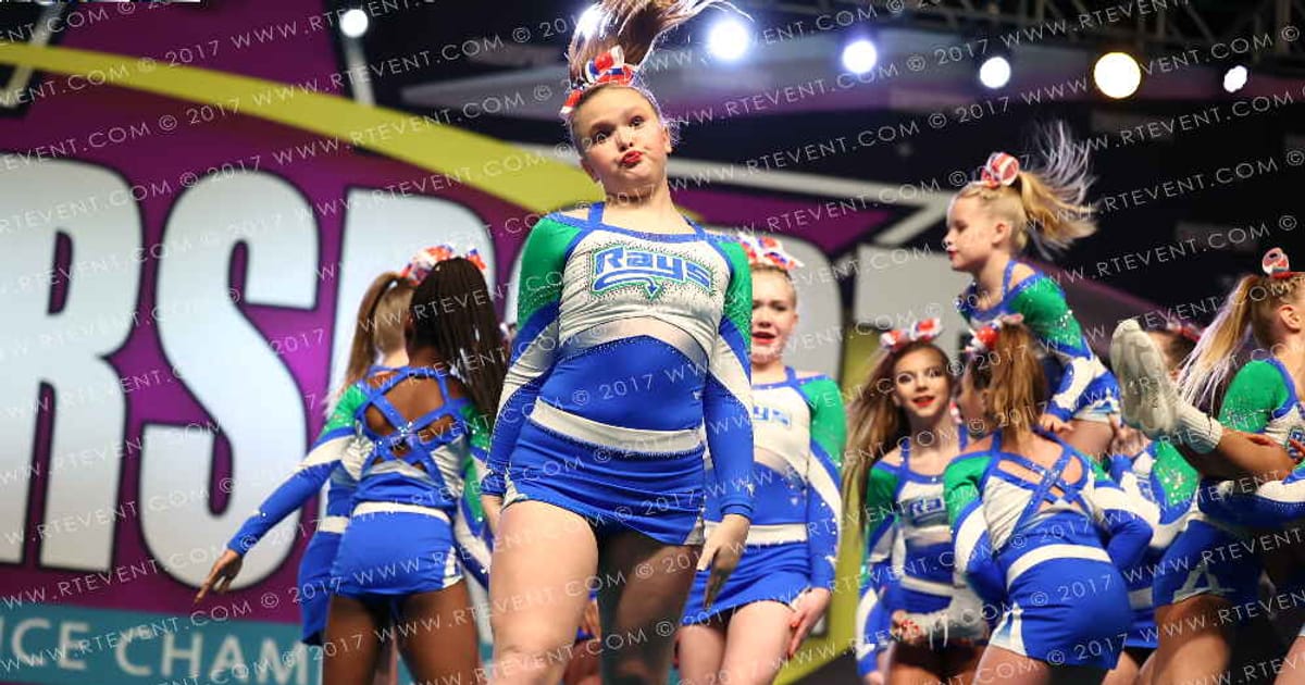 The Stingray All Stars Red · CHEERSPORT NATIONALS HALL B1