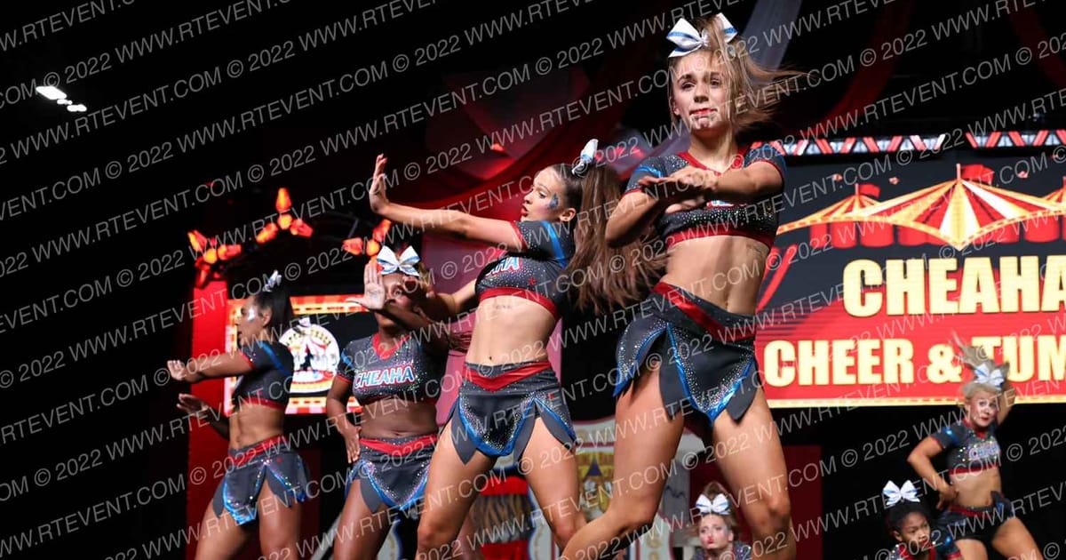 Cheaha Cheer and Tumble Senior Slate · Battle Under the Big Top