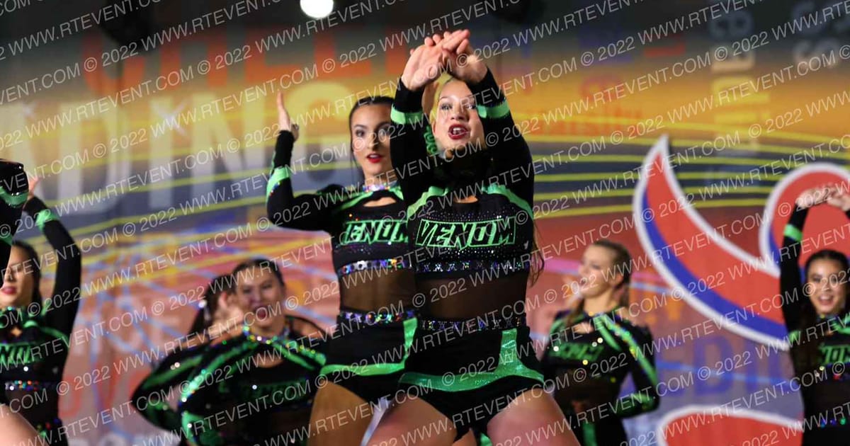Venom Allstars Black Pearls · Spirit Cheer Dance Grand Nationals Cheer Nationals DIDII