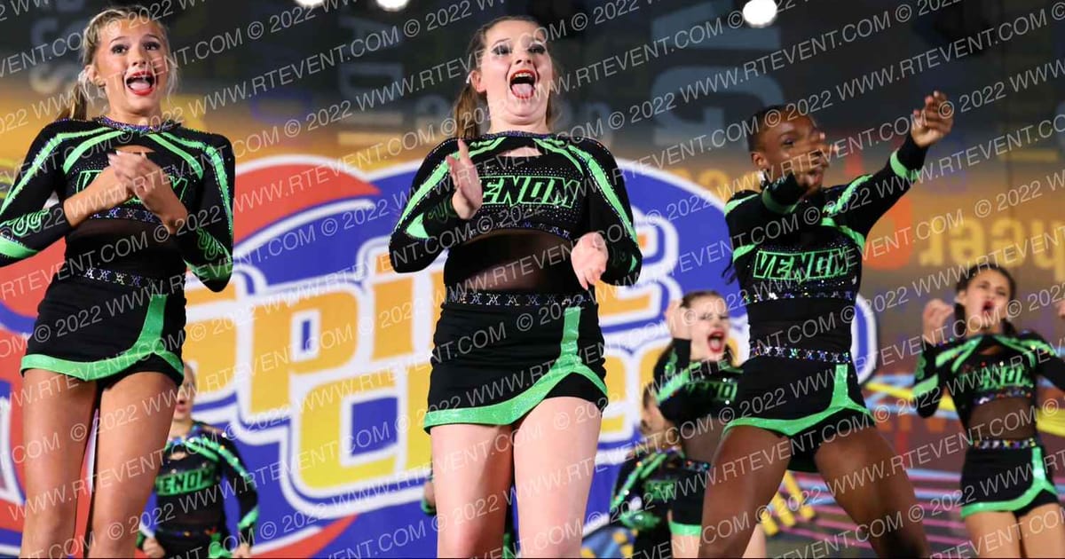 Venom Allstars Sharkies · Spirit Cheer Dance Grand Nationals Cheer Nationals DIDII