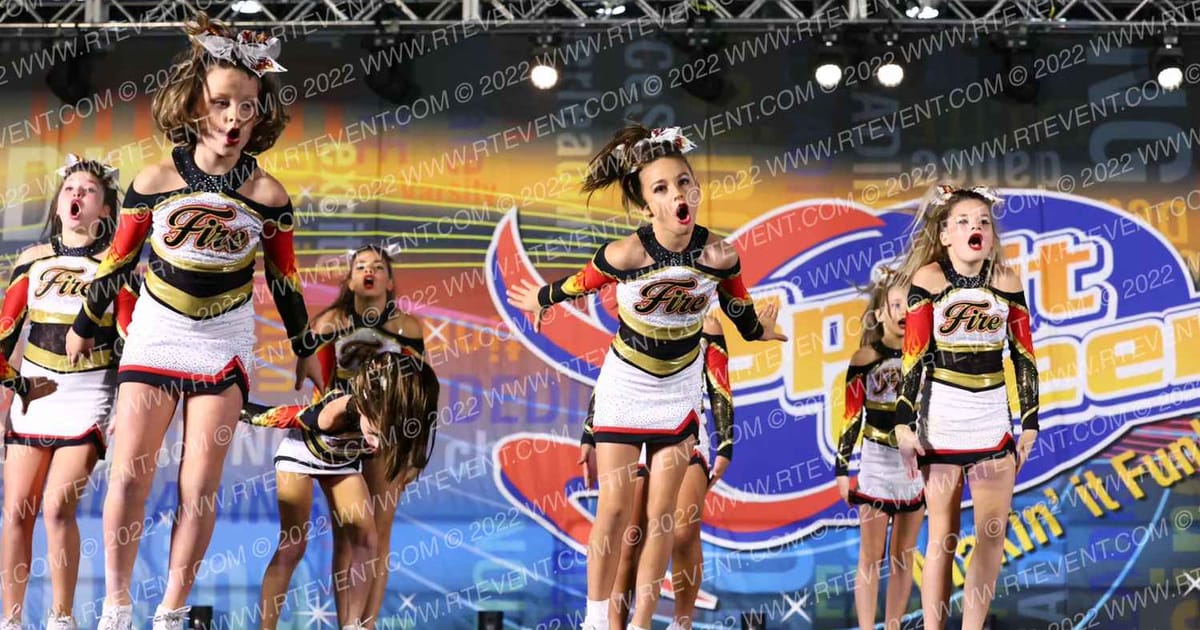 Fire Cheer Allstars RAGE · Spirit Cheer Dance Grand Nationals Cheer Nationals DIDII
