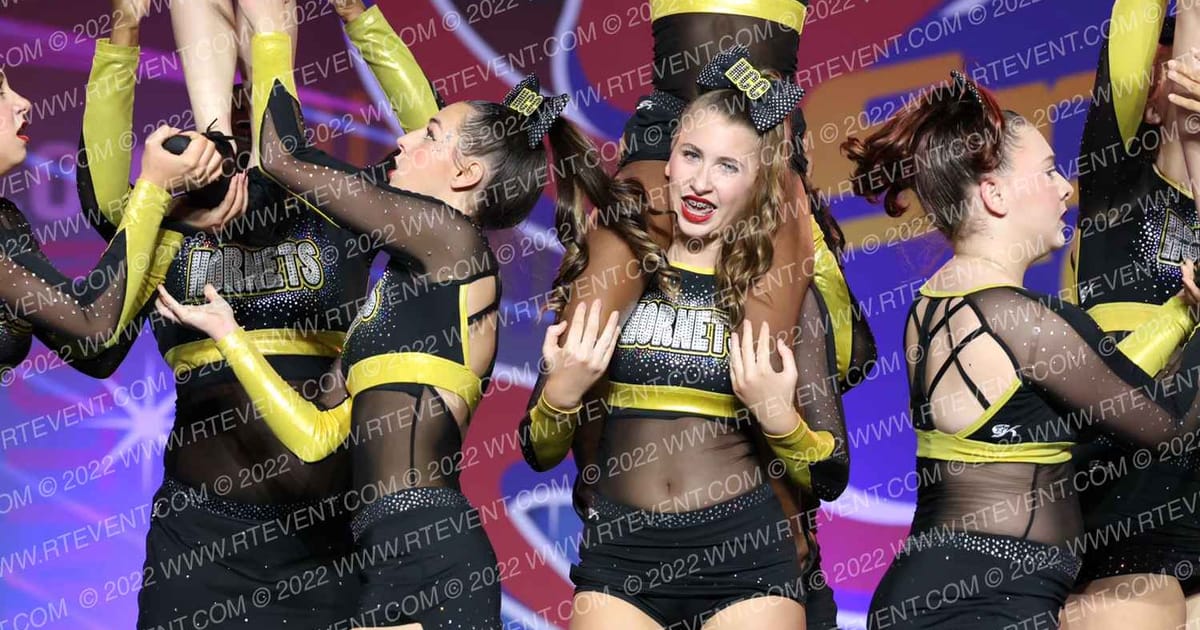 Hornets Competitive Cheerleading Venomous · Spirit Cheer Grand Nationals DIDII