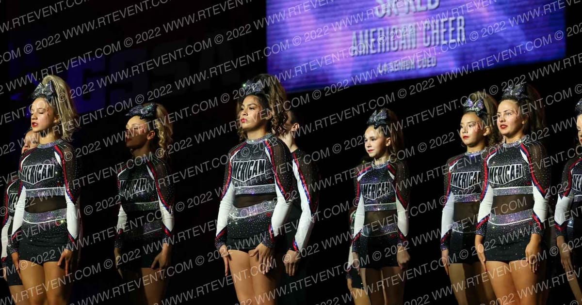 American Cheer SR RED · GSSA Grand Nationals DIDII