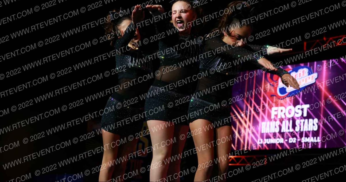 RAMS All Stars Frost · Spirit Cheer Grand Nationals DIDII