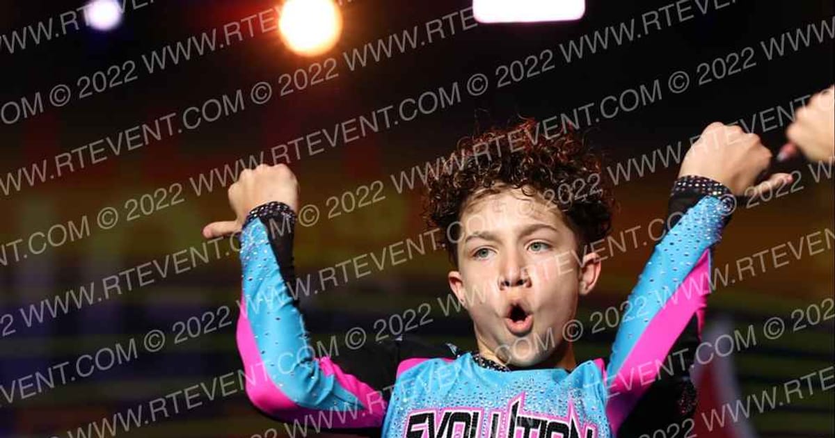 Evolution Cheer Teal Mania · Spirit Cheer Grand Nationals DIDII