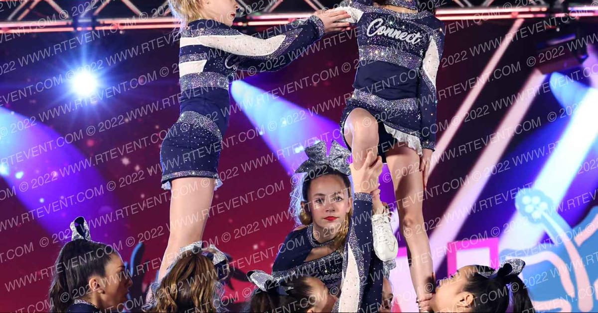 Connect Cheer Northwest Peach · Aloha Portland Showdown DIDII
