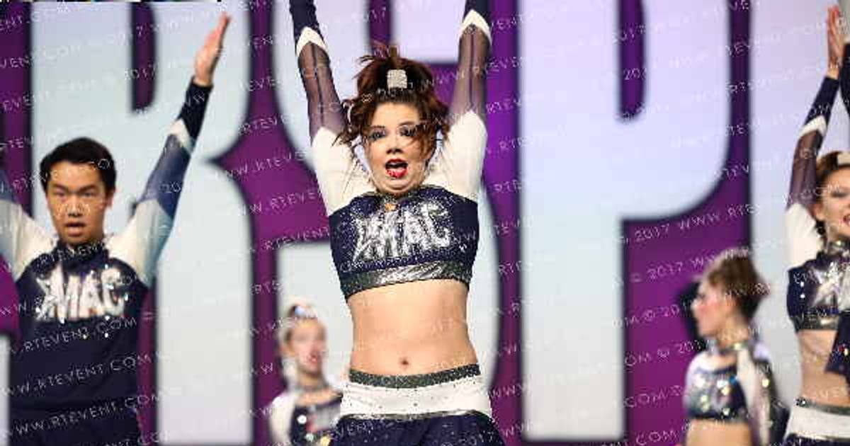 Macs Allstar Cheer MACS WHITE DIAMONDZ · CHEERSPORT NATIONALS HALL C2