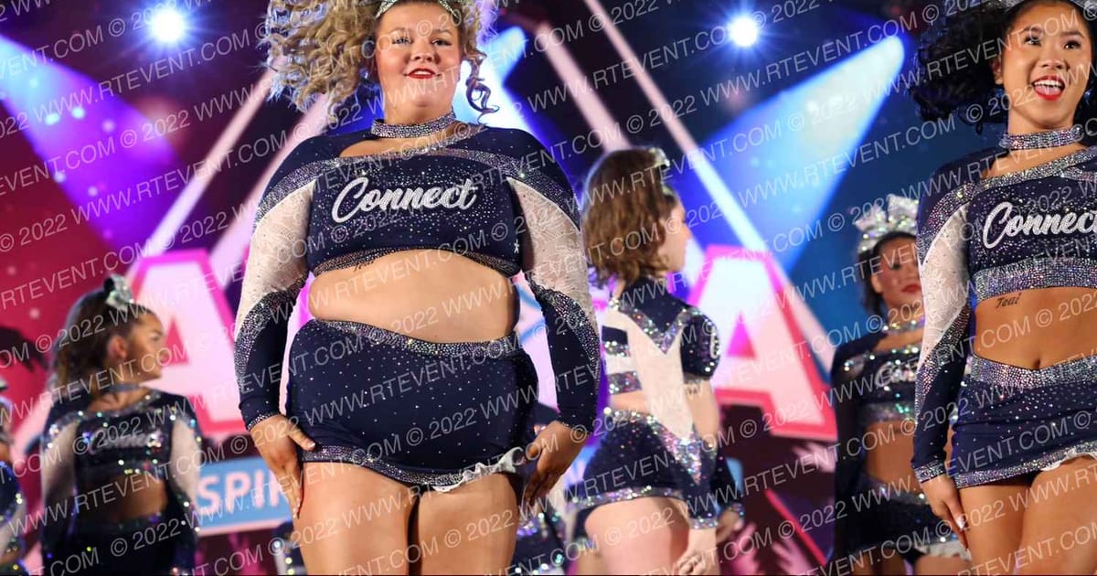Connect Cheer Northwest Teal · Aloha Portland Showdown DIDII