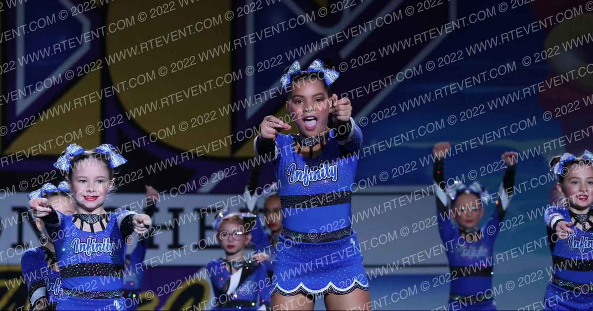 Infinity All Star Cheerleading Baby Bombs · Winter Beach Blast