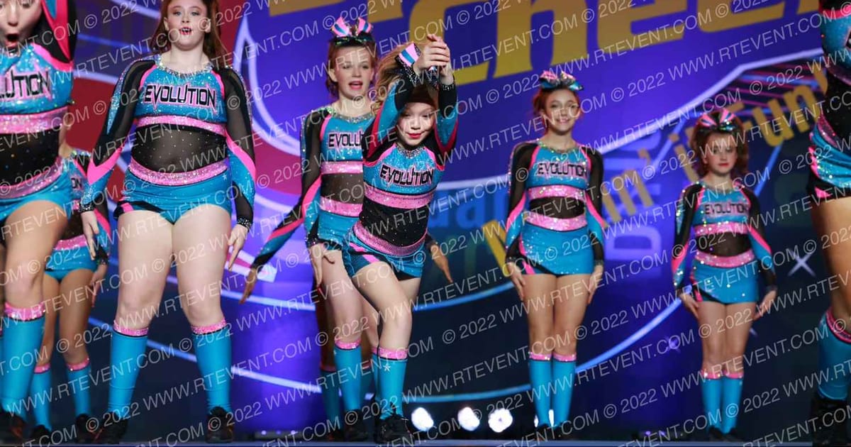 Evolution Cheer Teal Fury · Spirit Cheer Grand Nationals DIDII