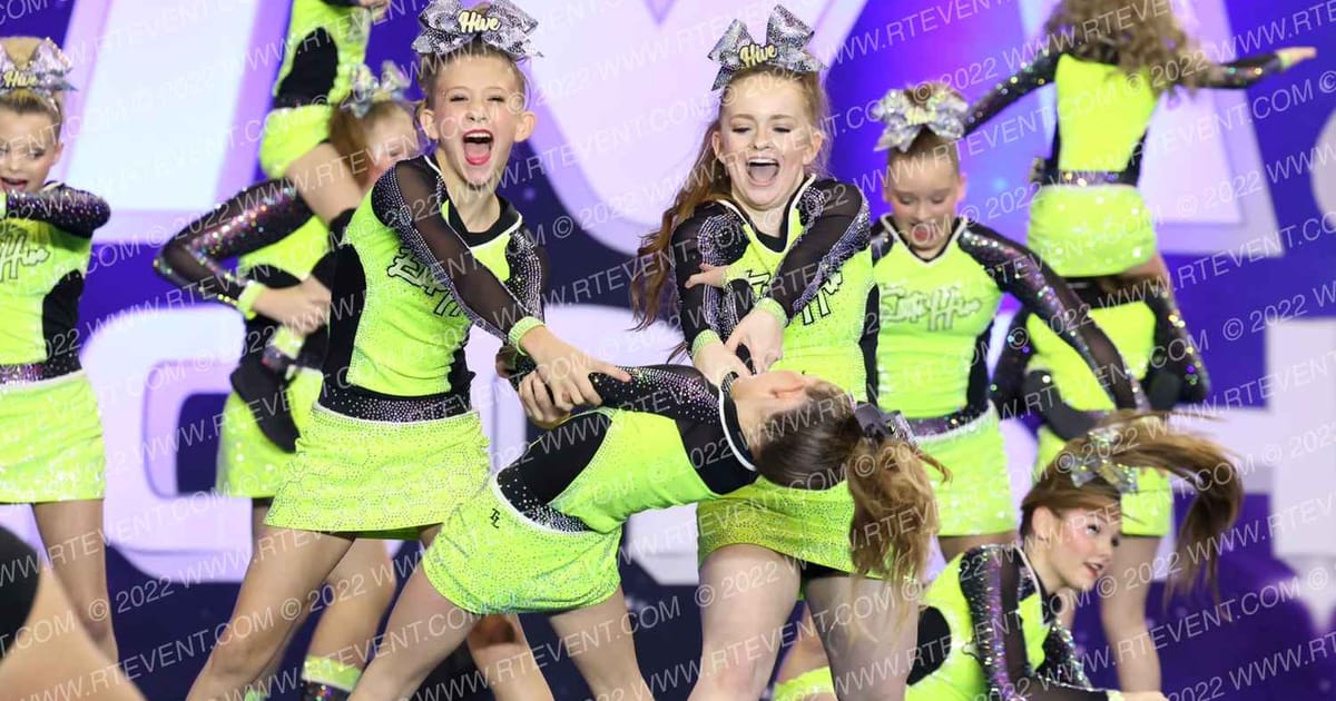 ELITE HIVE CHEER BLACK VENOM · Showdown at the Bay