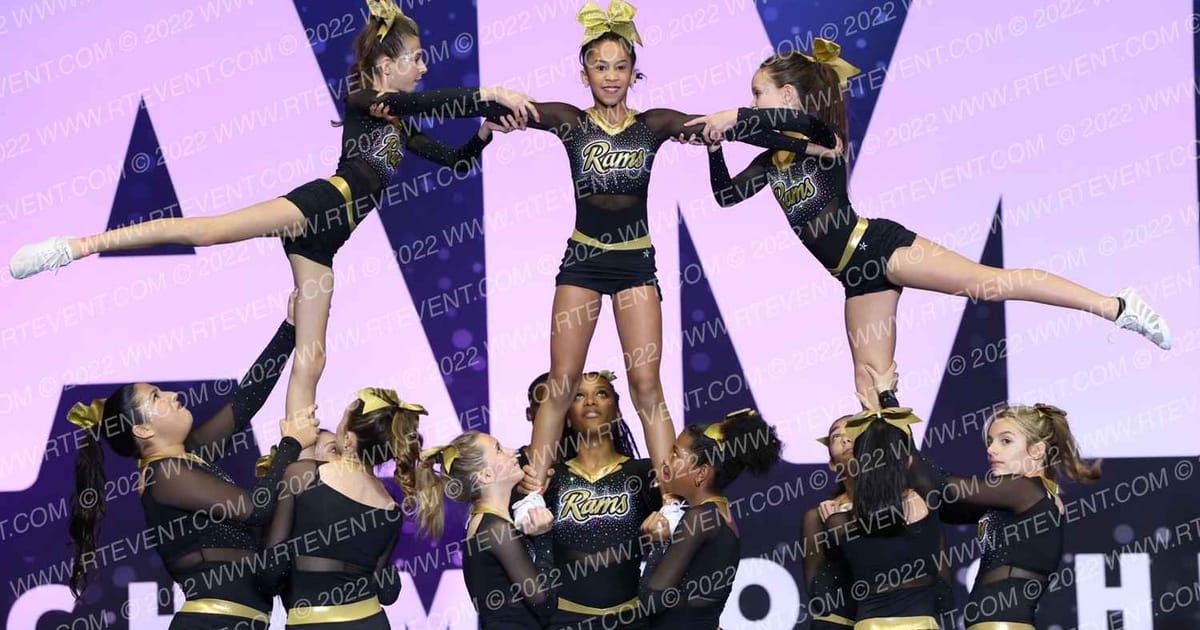 CALABASAS RAMS GLITTER · Palms and Pyramids