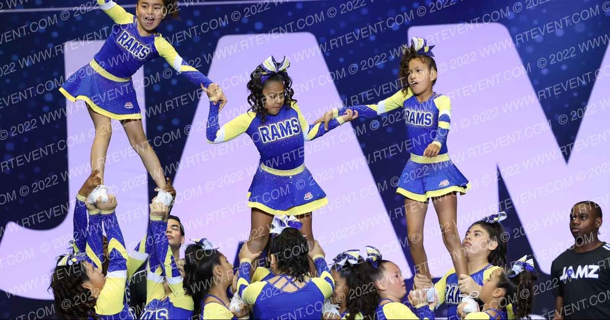 ANAHEIM LADY RAMS JR PEE WEE · Palms and Pyramids