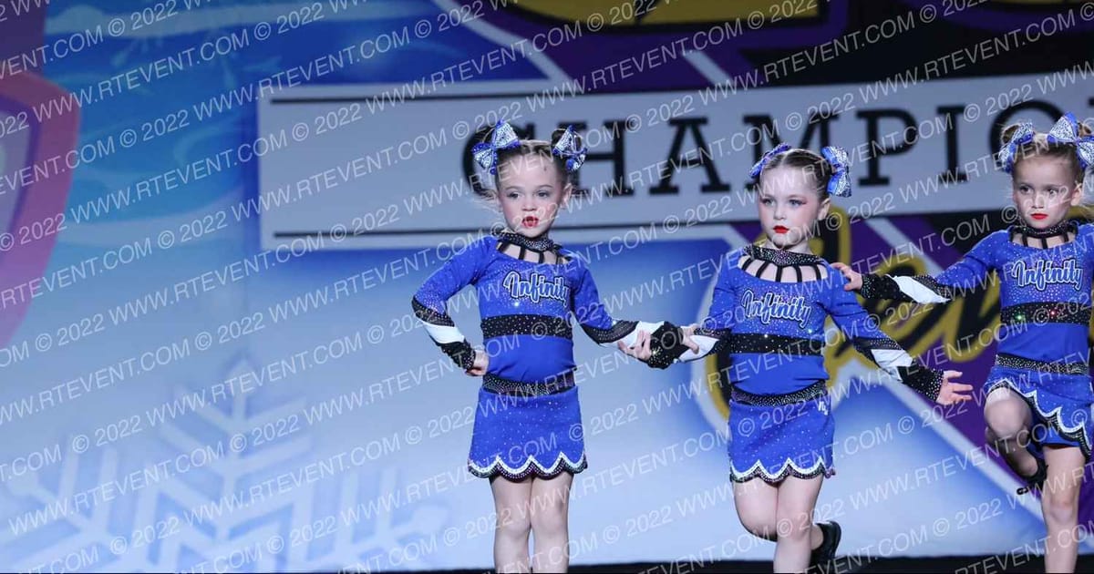 Infinity All Star Cheerleading Tiny Time Bombs · Winter Beach Blast