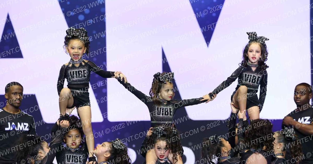 VIBE CHEER VIXENS · Palms and Pyramids