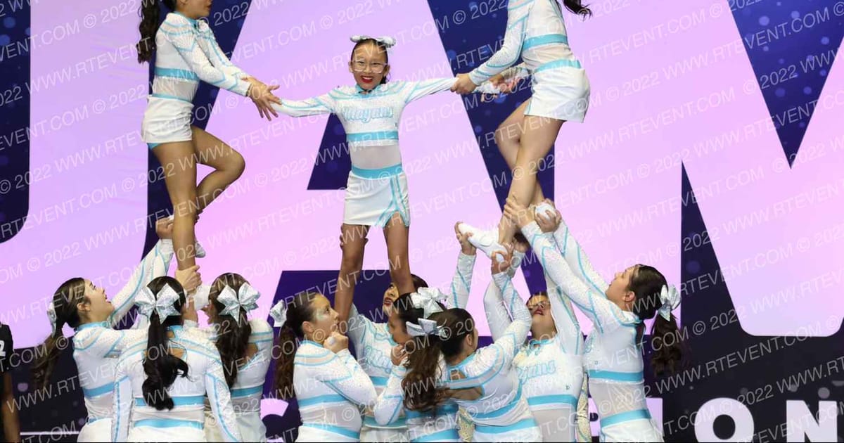 MAYANS CHEER AND DANCE SHADE · Palms and Pyramids