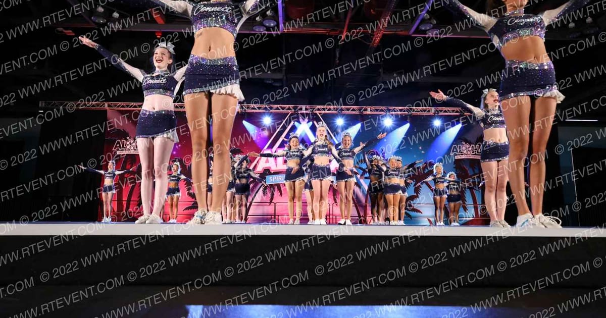 Connect Cheer Northwest Teal · Aloha Portland Showdown DIDII