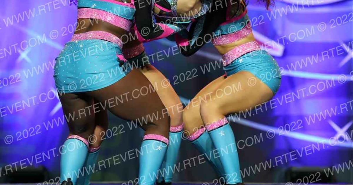 Evolution Cheer Teal Obsession · Spirit Cheer Grand Nationals DIDII