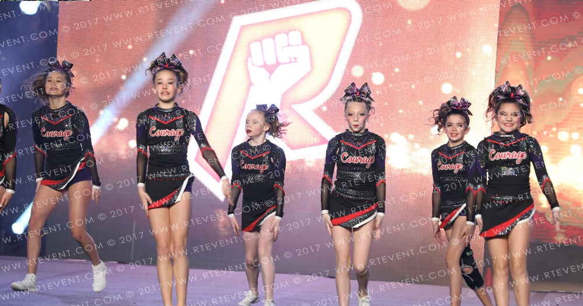 Courage Cheer & Dance United Fortitude · Gold Rush Ft Worth