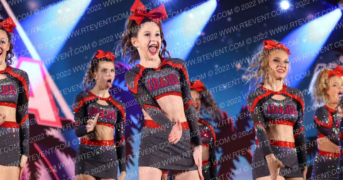 Idaho Cheer Aquamarine · Aloha Portland Showdown DIDII