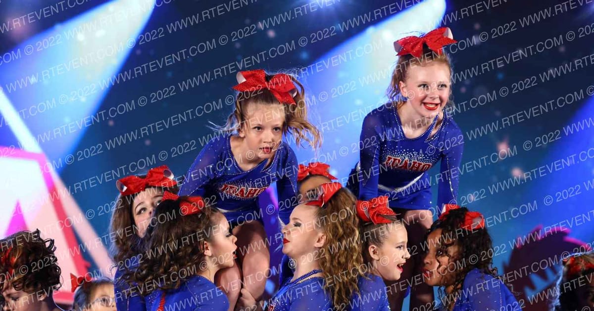 Idaho Cheer Red Crystals · Aloha Portland Showdown DIDII