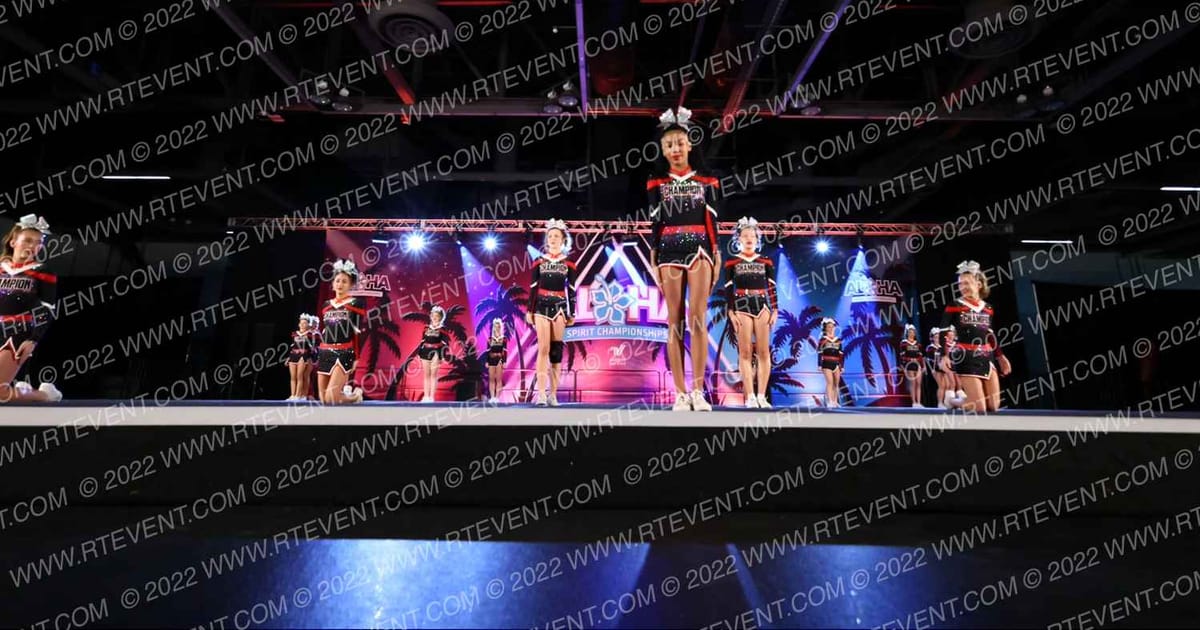 Champion Cheer Athletics Heat · Aloha Portland Showdown DIDII