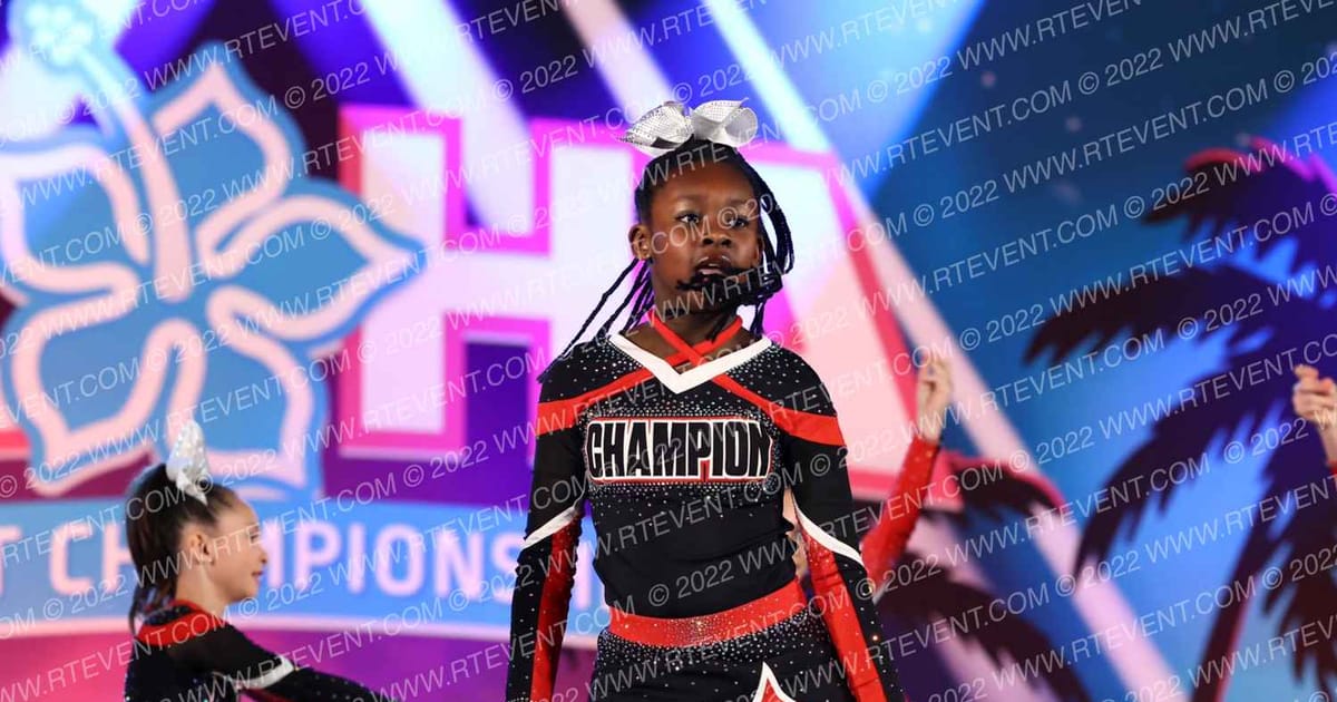 Champion Cheer Athletics Shimmer · Aloha Portland Showdown DIDII