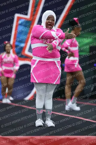 Lady Assassins Cheerleading Pink Ice