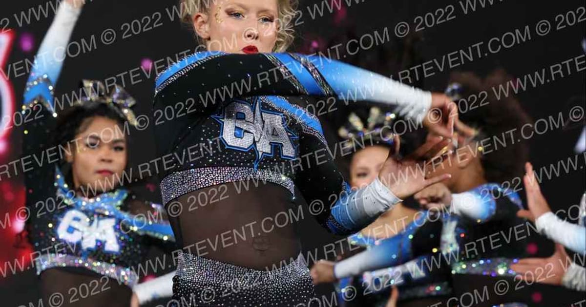 The California All Stars-Mesa Versace · Jamfest Cheer Super Nationals