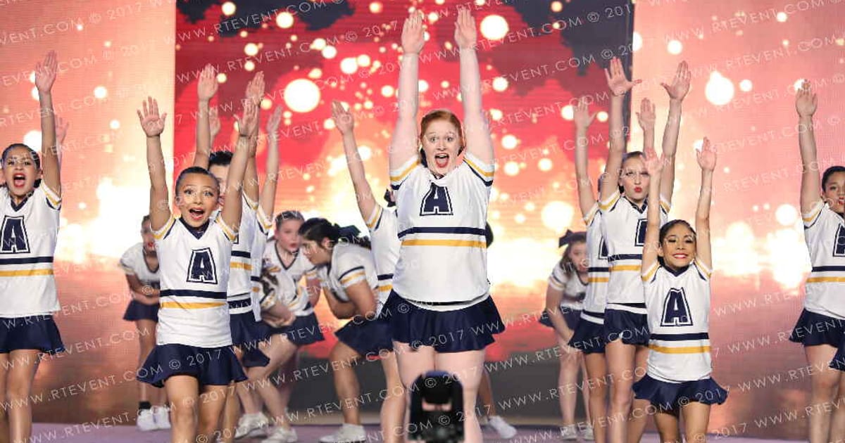 University Cheer Air Force Flyers · Gold Rush Ft Worth