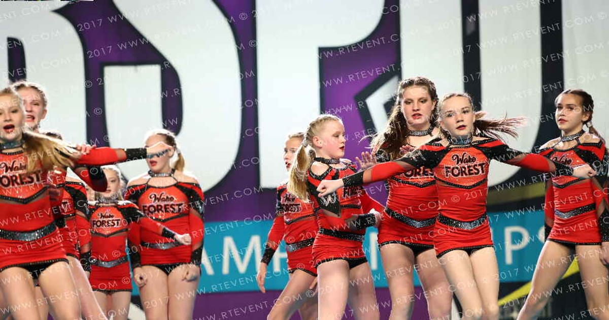 Wake Forest All Stars Red Wolves · CHEERSPORT NATIONALS HALL B3