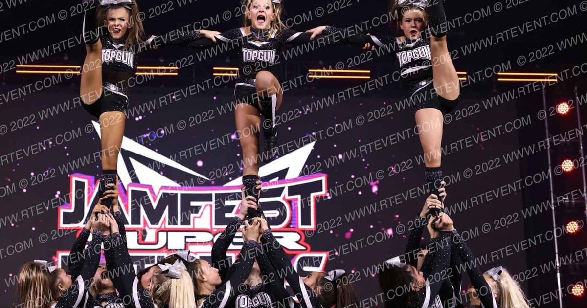 Top Gun All Stars Black Smack · Jamfest Cheer Super Nationals