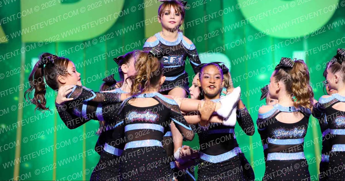 Cheer Force One Thunderbolt · Mardi Gras Nationals