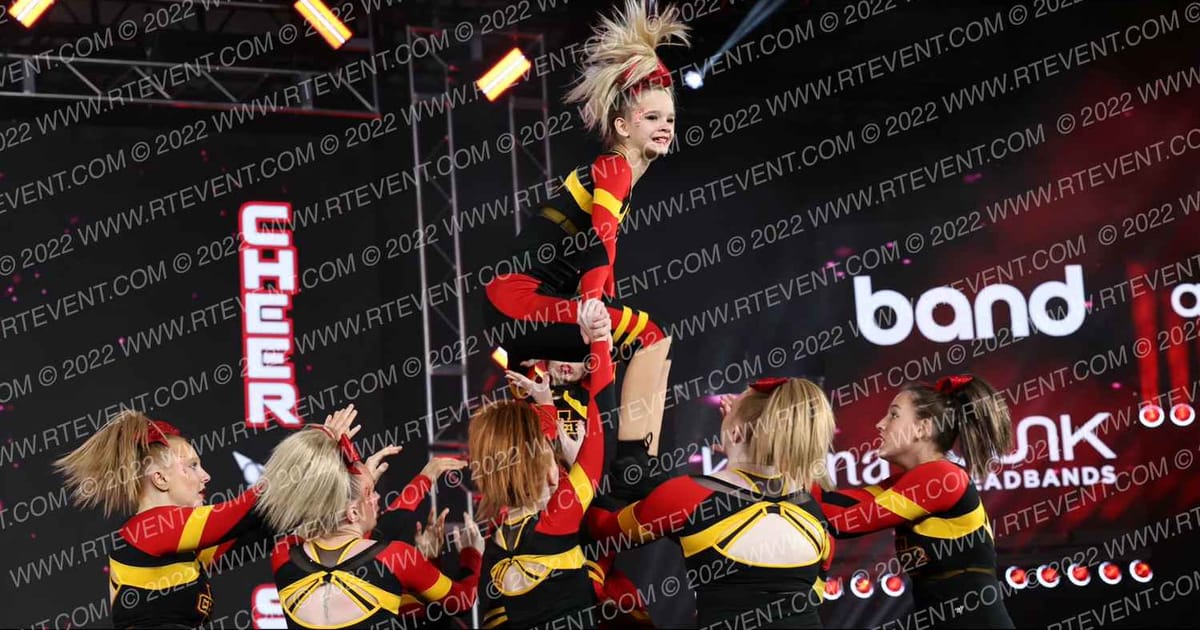 Terre Haute Cheer University Ninja Turtles · Jamfest Cheer Super Nationals