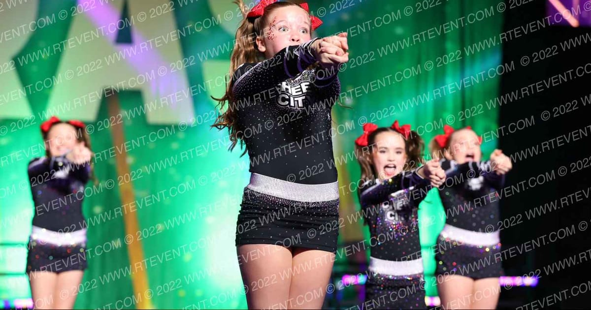 Cheer City United MINI MERMAIDS · Mardi Gras Nationals