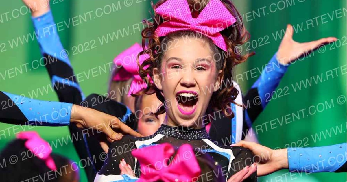 Louisiana Cheer Force Baby Blue · Mardi Gras Nationals