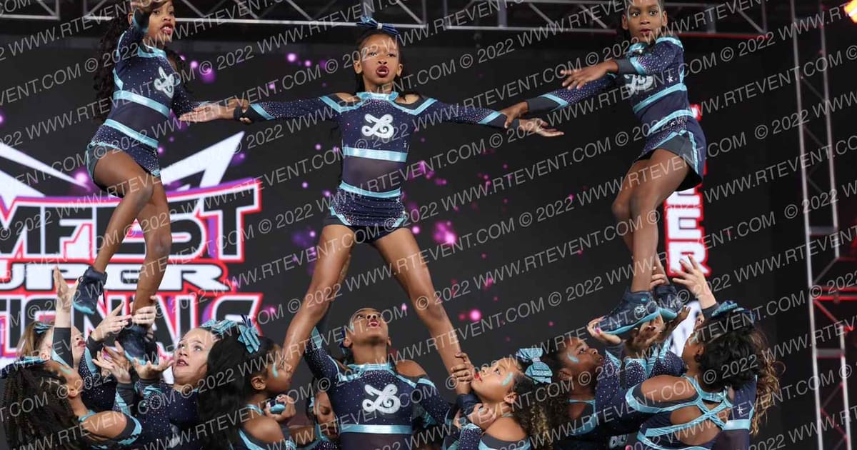 Lex Athletics Princess Teal · Jamfest Cheer Super Nationals