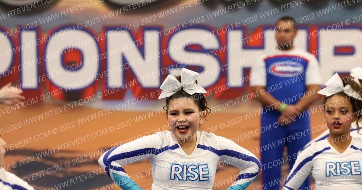 Rise Up Athletics White Frost · Cheerpros riverside