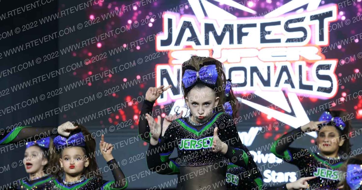 Jersey All Stars Dark Divas · Jamfest Cheer Super Nationals