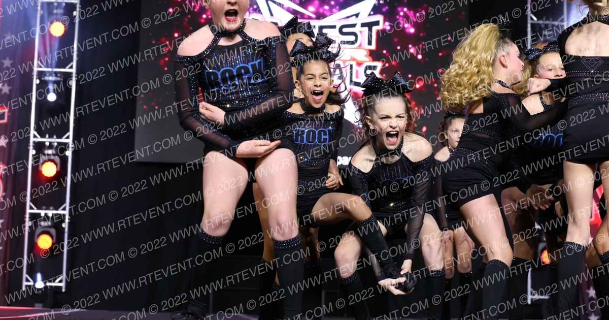 Rock Cheer Company Fireflies · Jamfest Cheer Super Nationals