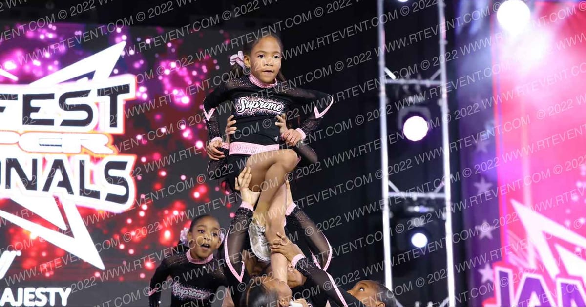 Cheer Supreme Allstars MINI MAJESTY · Jamfest Cheer Super Nationals