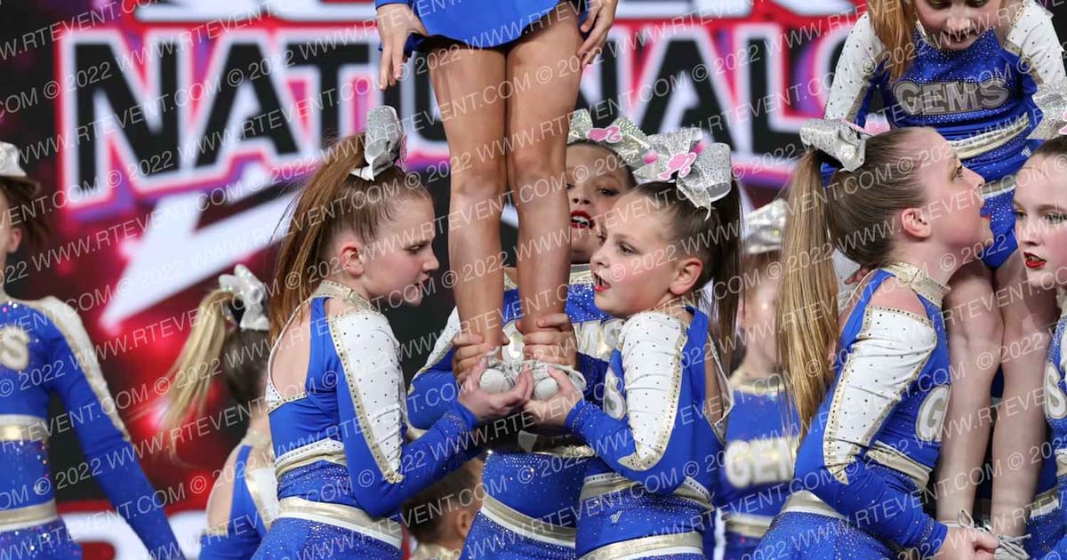 Gold Medal Gems Rose Quartz · Jamfest Cheer Super Nationals